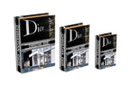 Christian Designer Faux Décor Table Book Box - 3 Size Available