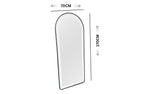 Metal Freestanding / Wall LED Mirror - Black