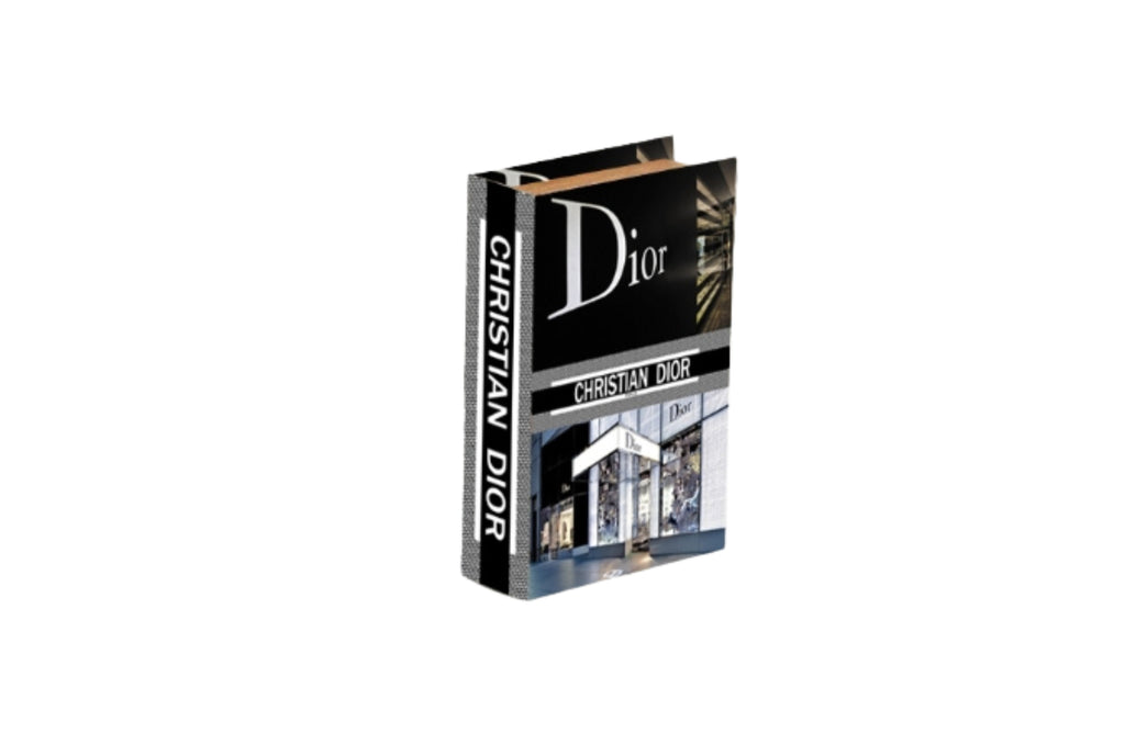 Christian Designer Faux Décor Table Book Box - 3 Size Available