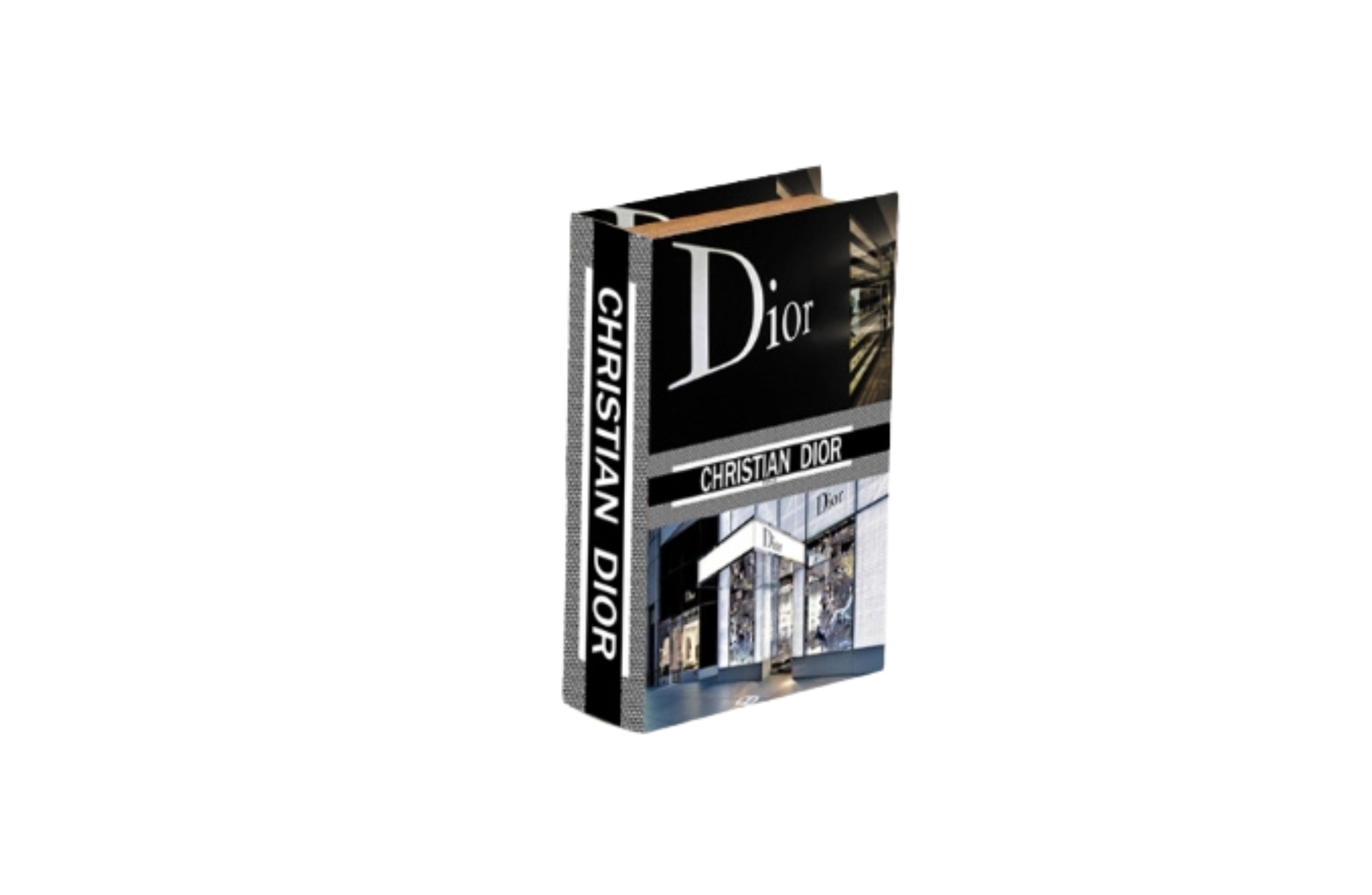 Christian Designer Faux Décor Table Book Box - 3 Size Available