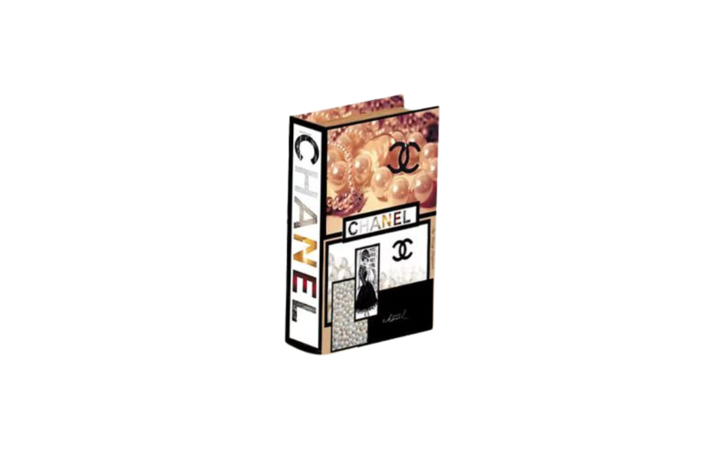 Cc Pearl Designer Faux Décor Table Book Box - 3 Size Available