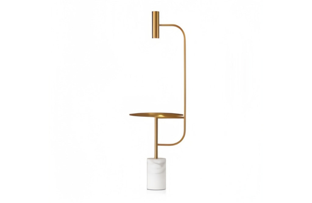 Sasha Premium Marble Side Table Lamp