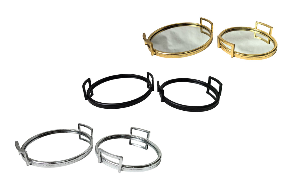 Eliza Round Tray Set of 2 - 3 Colours Available