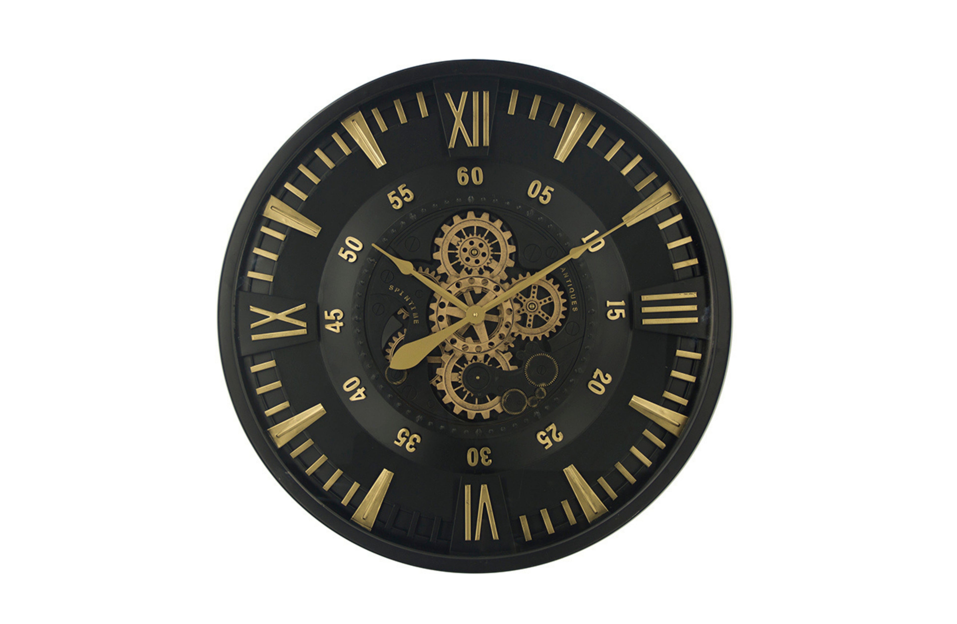 Brandon 80Cm Oversized Mechanical Moving Gear Clock