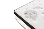 Angled view of Chiro 7 Zone Euro Top mattress highlighting plush comfort surface.
