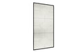 Mia Bevel extra large full length mirror with beveled edges shown at side angle view.