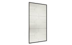 Mia Bevel extra large full length mirror with beveled edges shown at side angle view.